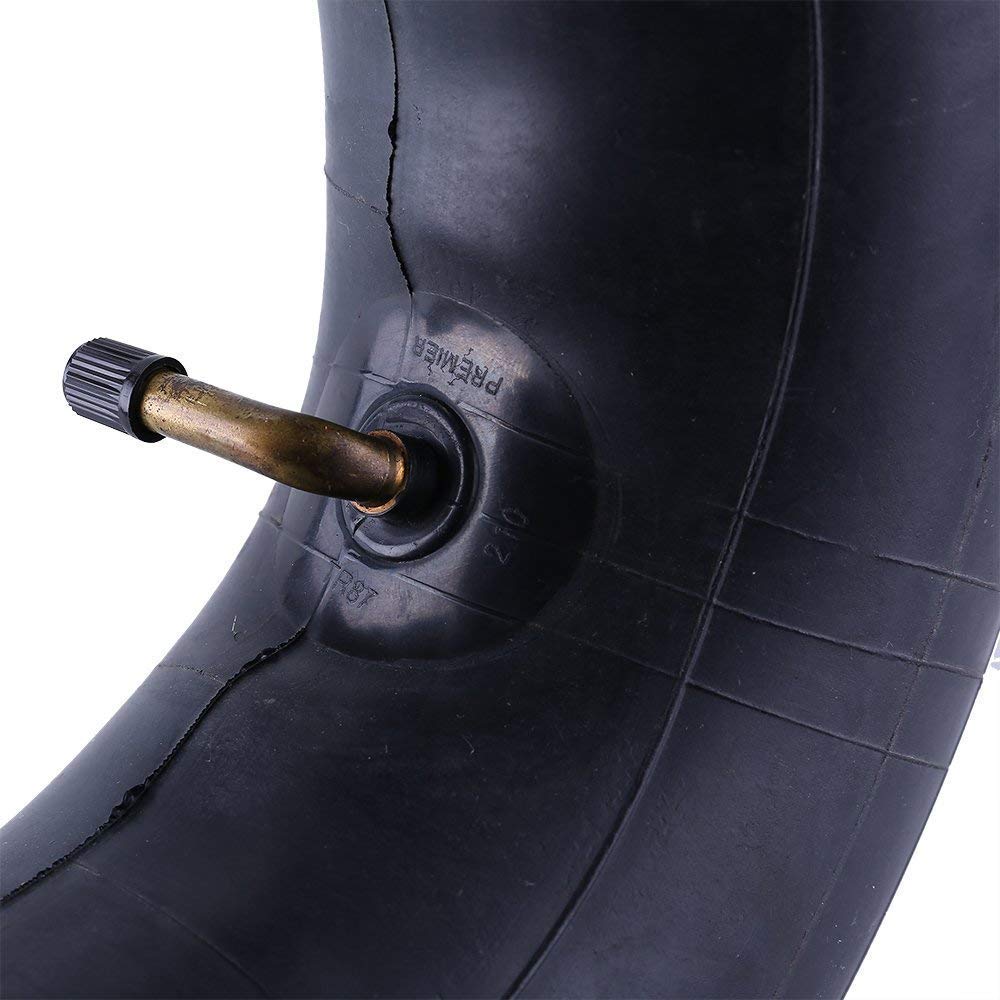 13X5.00-6 Tubo Interior de Repuesto para Carretillas Quitanieves, Vagones, Carros, Carretillas Manuales, Cortadoras de CéSped, Tractores y MáS, VáLvula de Metal Doblada TR87