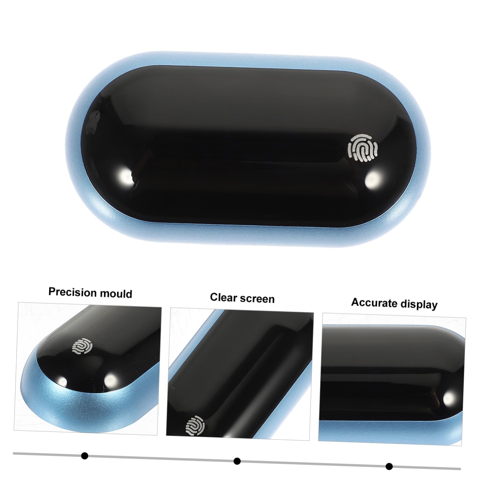 Abaodam 2pcs Convenient Fish Tank Thermometer Led Digital Water Thermometer Tool Aquarium Accessory