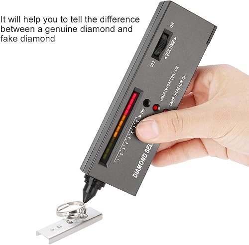Miniatura 2 de KIMTUR Bolígrafo probador de diamantes, probador de diamantes de joyería de alta precisión, selector de diamantes profesional para principiantes y