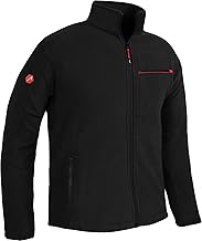 ACE Fleece Jacket - Warm Outdoor Jacket for Men - Men's Jacket without Hood - Zip & Three Pockets - S to 4XL