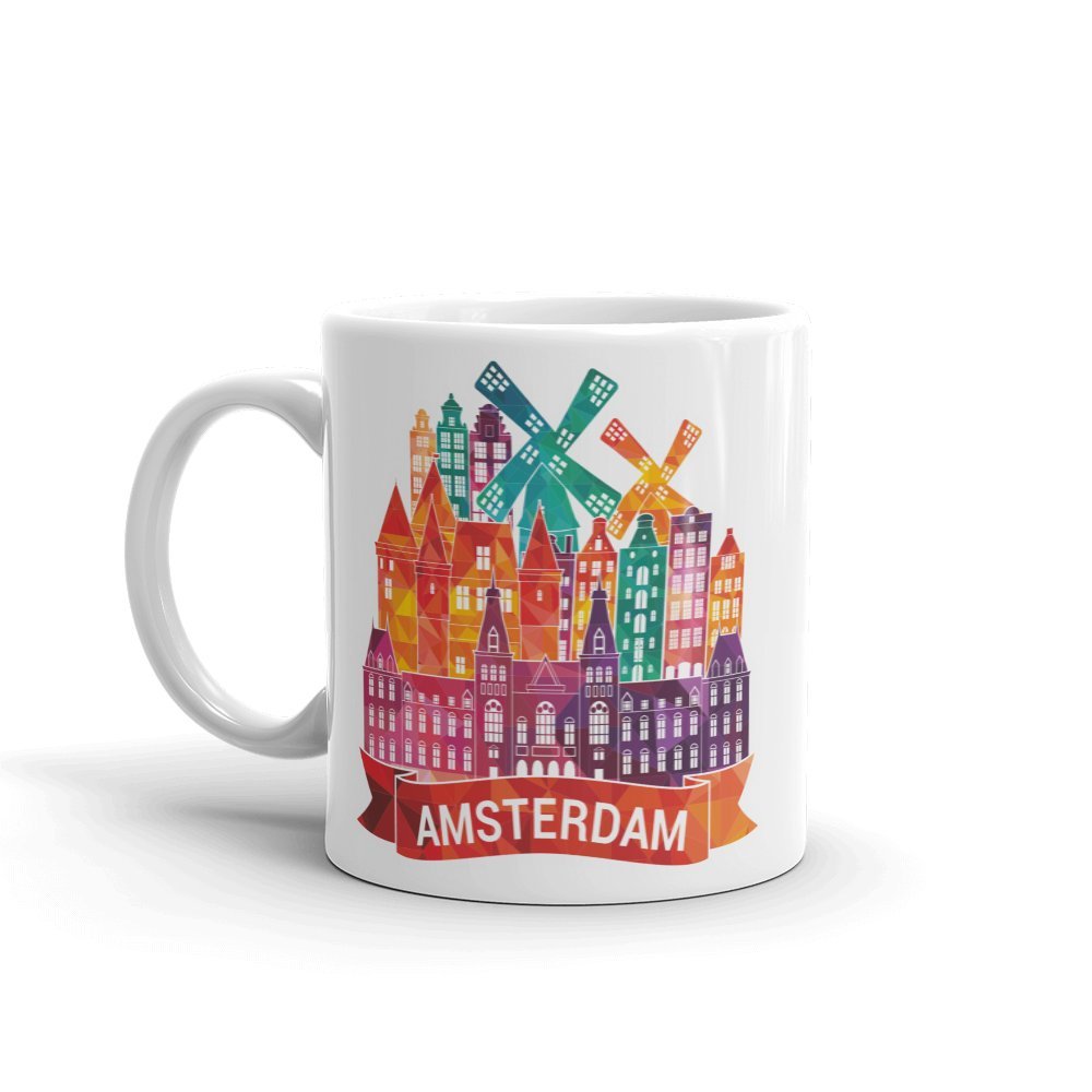 Dv Mugs Ltd Multi Amsterdam 10Oz Coffee Tea Mug #5783