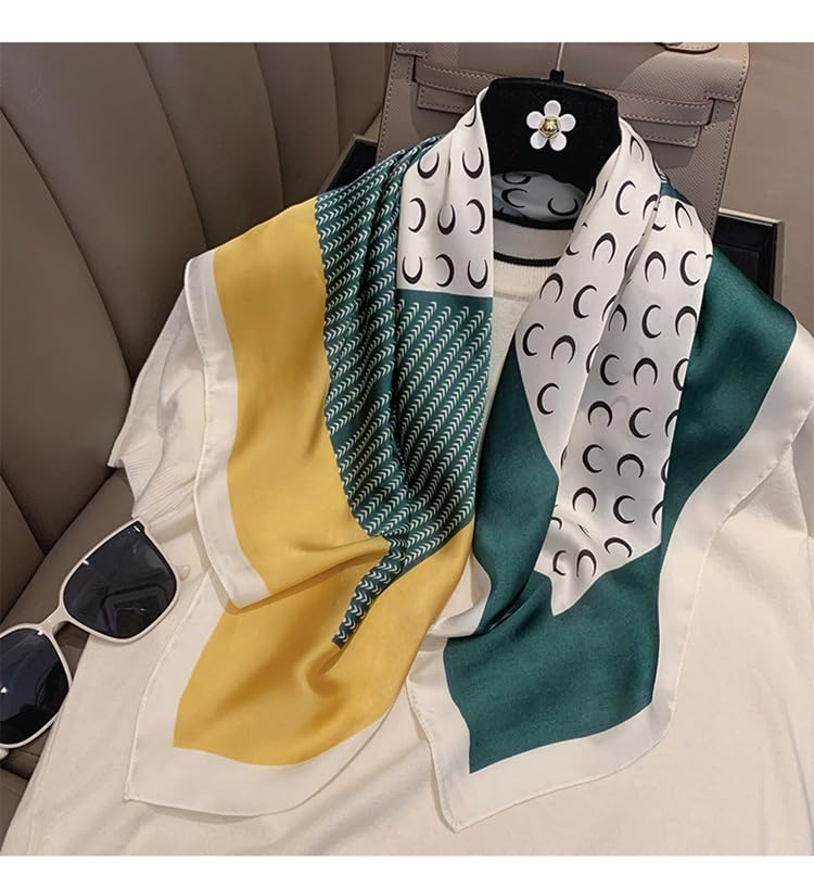 Square Headscarf Neck Silk Scarf for Women Perfect Fashion Gift4