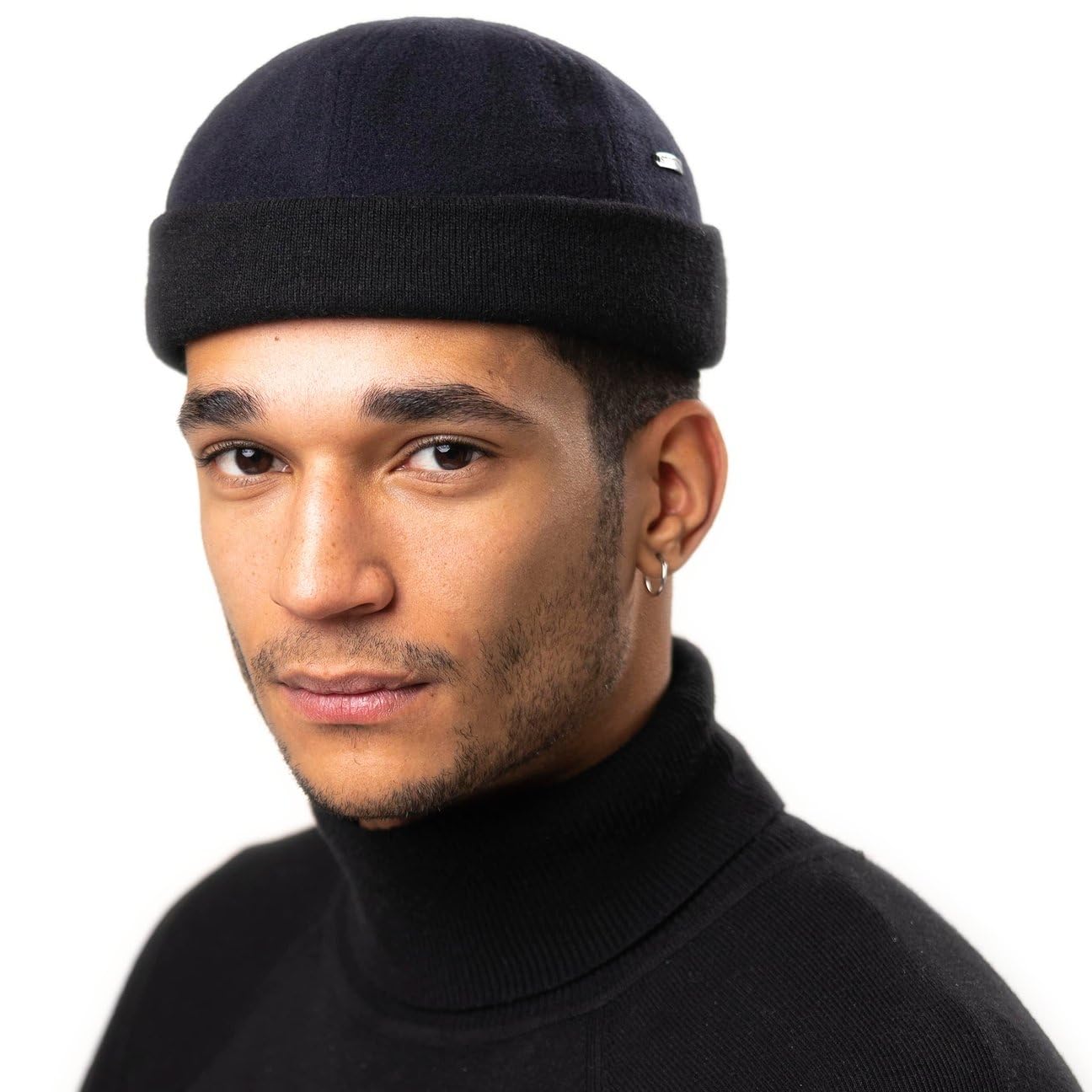 Stetson Gorro Docker Sparr Melange Hombre - Made in The EU Forro Polar de Invierno con Vuelta, Gorra Docker, Forro, otoño/Invierno