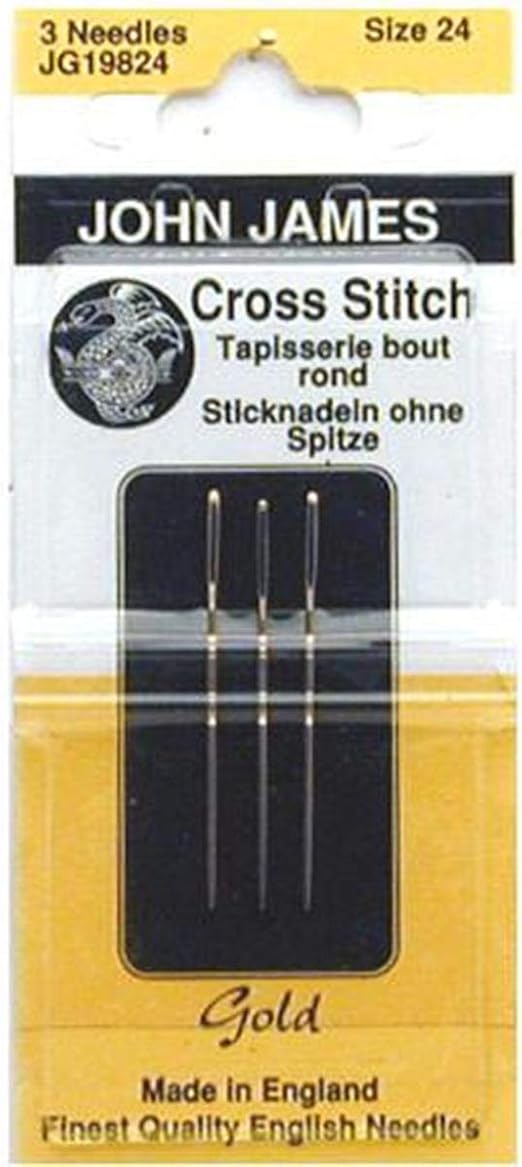Colonial Needle Gold Tapestry Hand Needles-Size 24 3/Pkg