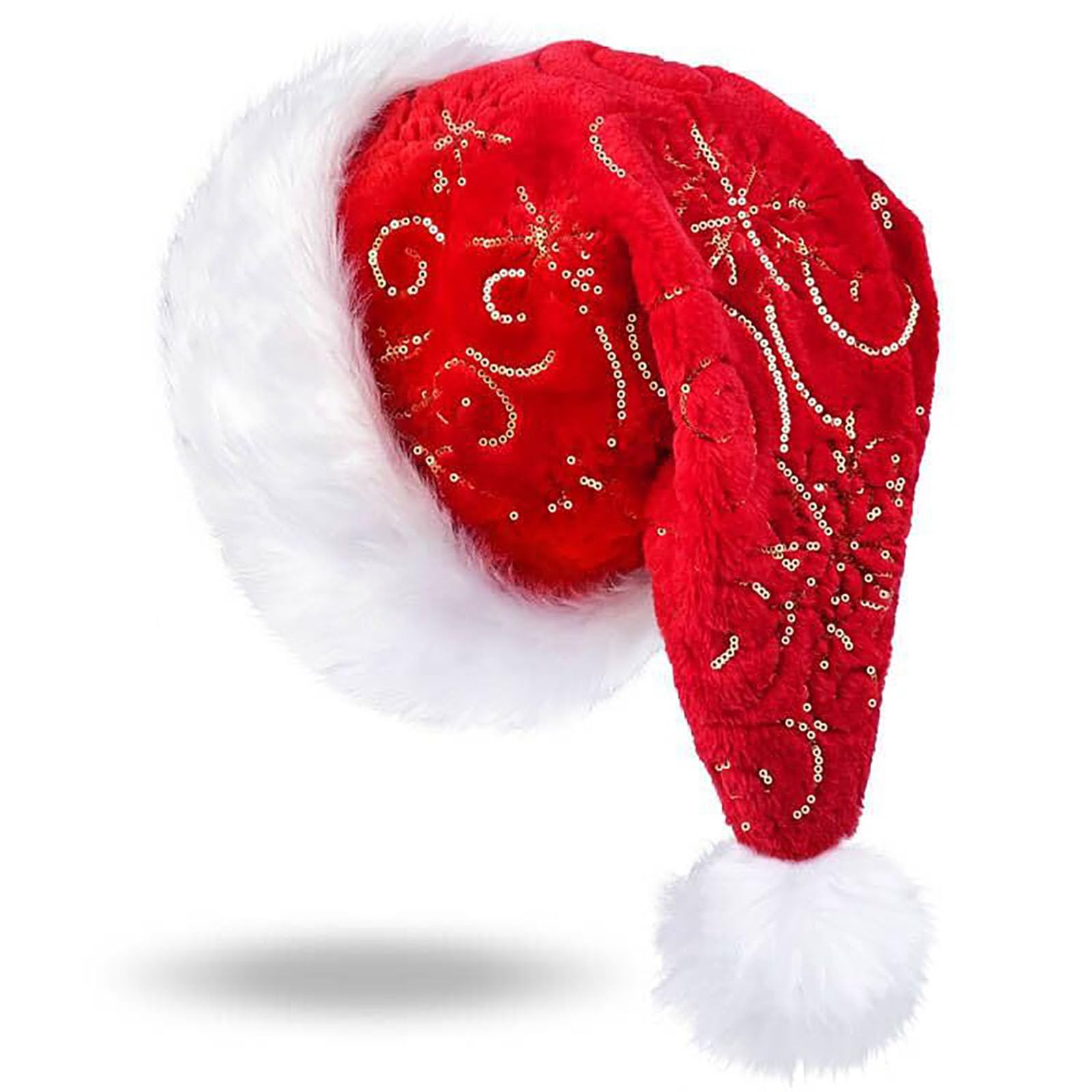 SKFLABOOF Weihnachtsmützen Erwachsene Mini Wintermütze Mädchen Christmas Hat Lustige Mützen Herren Nikolausmützen Für Damenmützen Winter