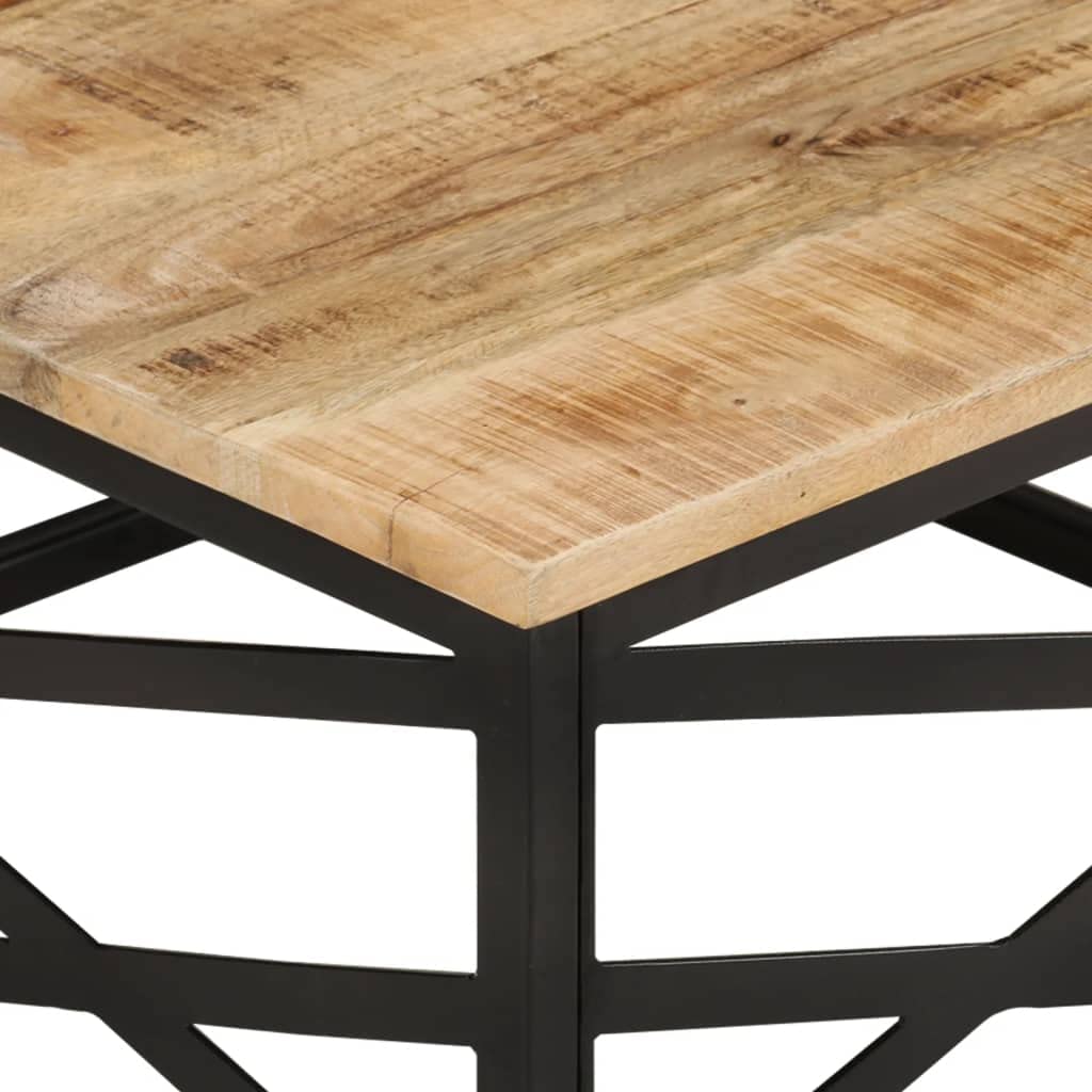 vidaXL - Couchtisch 68 x 68 x 35 cm Massivholz Mango