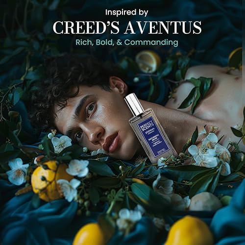 Miniatura 4 de Perfect Scents Fragancias  Inspirado en Creed's Aventus  Colección Platinum  Almizcle de pachulí  Eau de Parfum para hombre  Limpio, vegano, sin