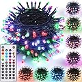 Joomer Color Changing Christmas Lights, 66FT 200 LED RGB Xmas Tree Lights with Remote Outdoor Christmas Lights Mini Christmas Tree Lights Indoor Plugin Xmas Lights for Halloween Christmas Decorations