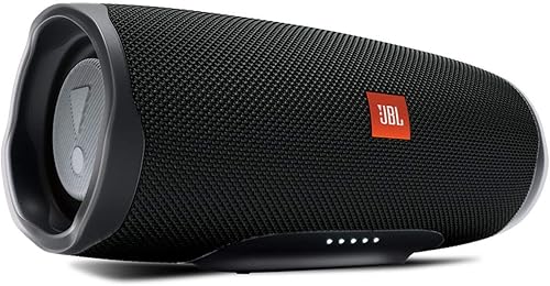 JBL Charge 4 - Altavoz portátil con Bluetooth inalámbrico, resistente al agua - Negro (renovado)