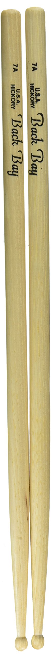 BackBay 7A Wood Tip Drumsticks, 12 Pair Box.