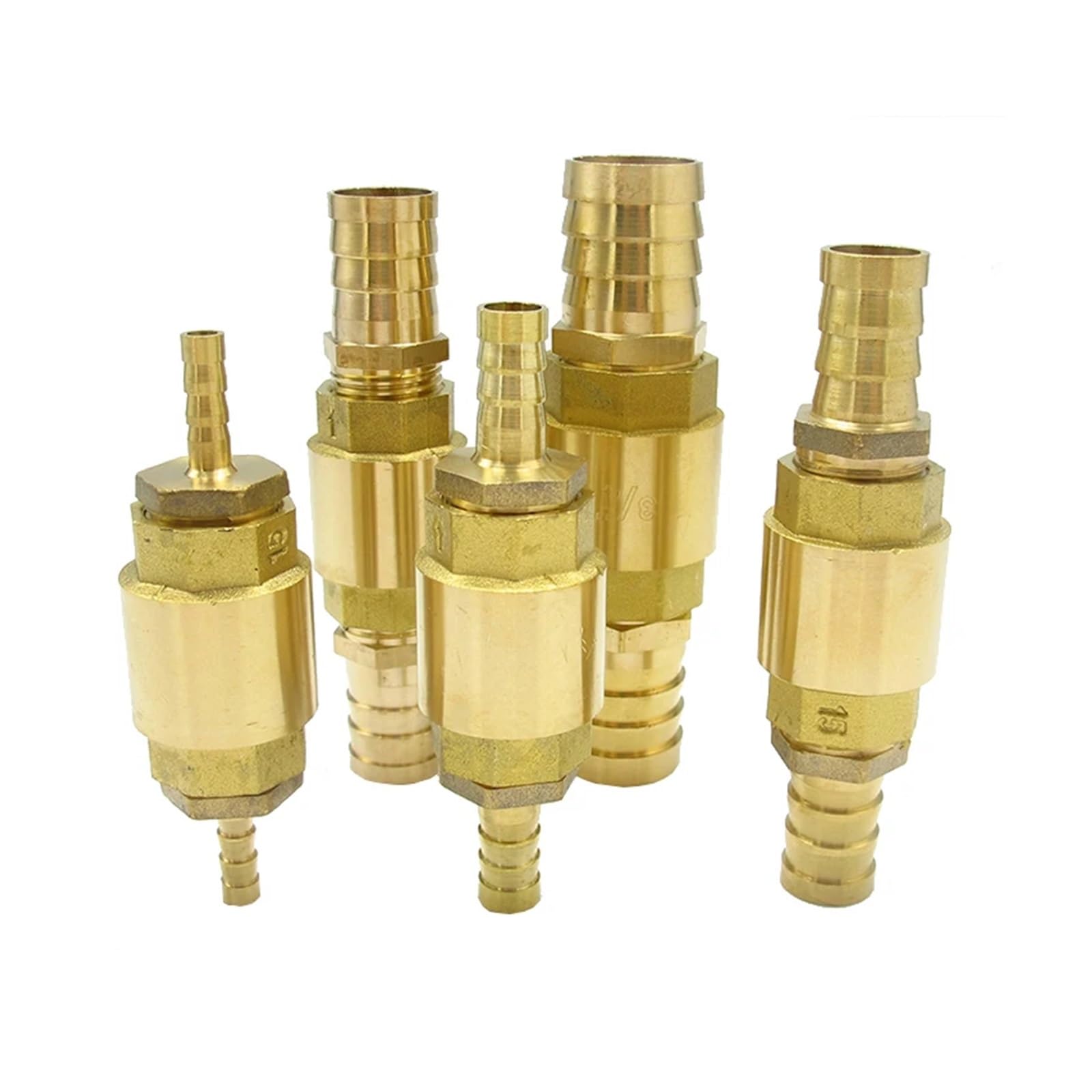 1 pz 6 mm 8 mm 10 mm 12 mm 14 mm 16 mm 19 mm 25 mm 32 m portagomma in ottone valvola di ritegno a molla con sollevamento verticale valvola di non ritorno unidirezionale for raccordi for tubi accessori