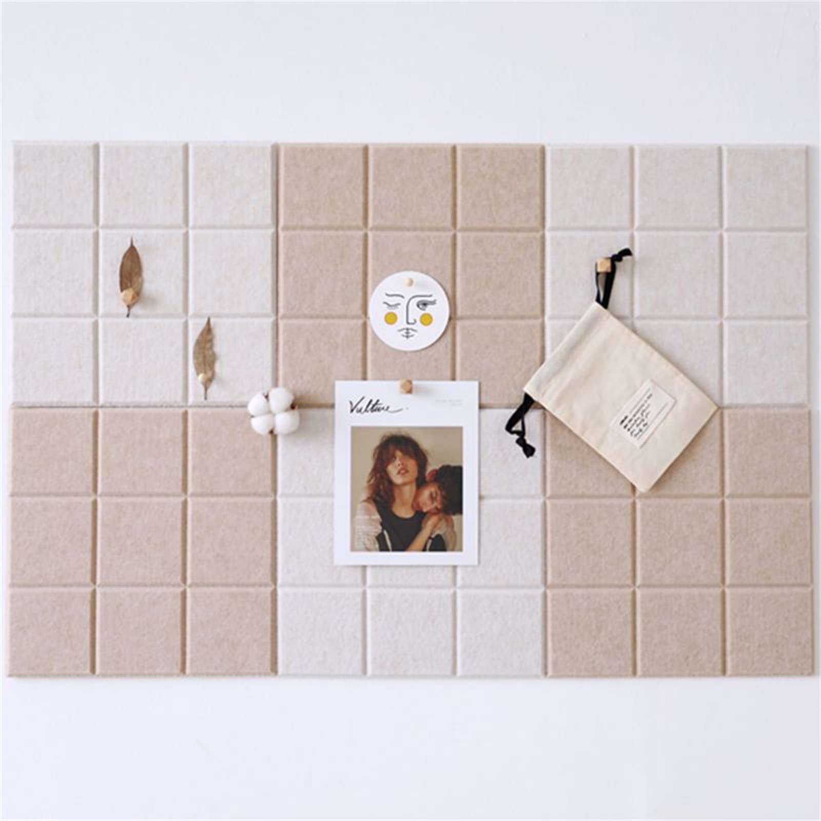 Lavagna di Sughero da Parete,6 pezzi Bacheca in Feltro Autoadesiva Sughero Pannelli Muro Decorazione da Parete,30 x 30 cm Piastrelle Autoadesive,per Appendere Foto Memo Casa Ufficio (Nero)