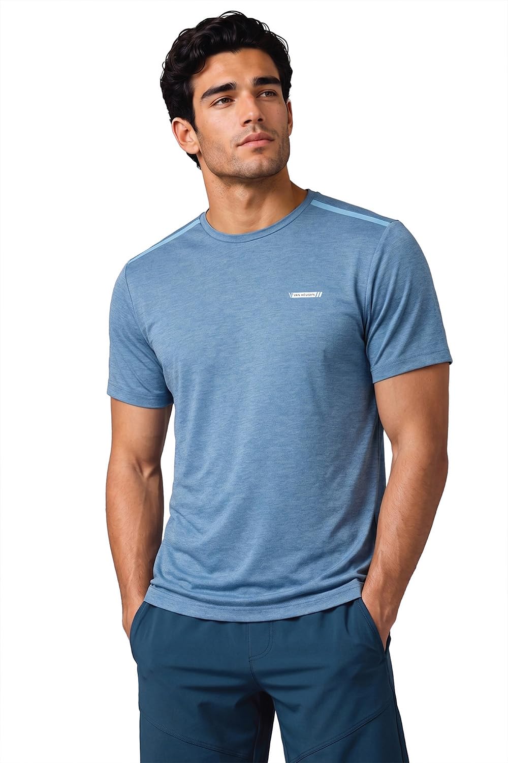 van heusen Men's Polyester Regular Fit T-Shirt-picture-31