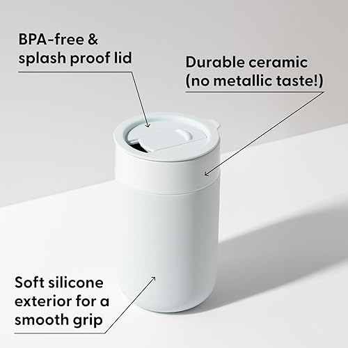 Miniatura 3 de W&P Porter - Taza de cerámica con funda protectora de silicona