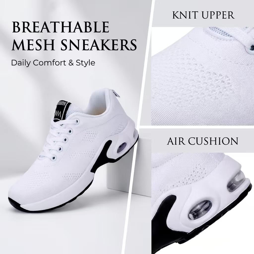 AioTio Buty do chodzenia Mężczyźni Buty Sportowe Oddychające Lekkie Wsparcie łuku Wkładka do codziennego użytku Jogging Walking Fitness Buty