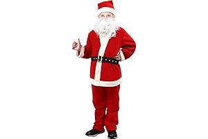 Kids Santa Costume Children's Santa Claus Costume for Kids Santa Suit