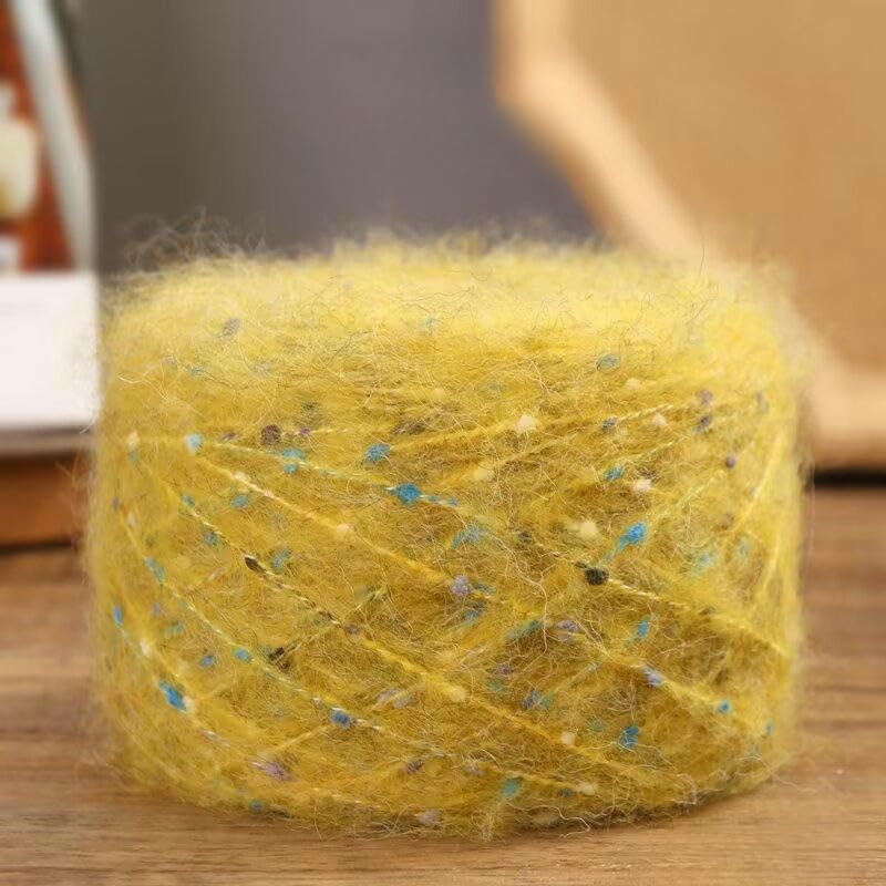 4/6/8/10 Piezas de Hilo de Lana de 100 g, Suave y Colorido, para Tejer a Mano, para Tejer suéteres, Bufandas, Gorros y chales de Ganchillo