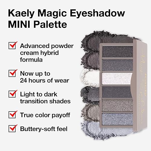 Quads Matte Eye Shadow Powder Makeup Palette - Nudes Brown & Champagne Pink Shimmer Eyeshadow Green Eyes, Long-Lasting Eyeshadow Waterproof Anti-smudge, sombras de ojos, with Built-In Mirror 02(F-6 Colors-02#)