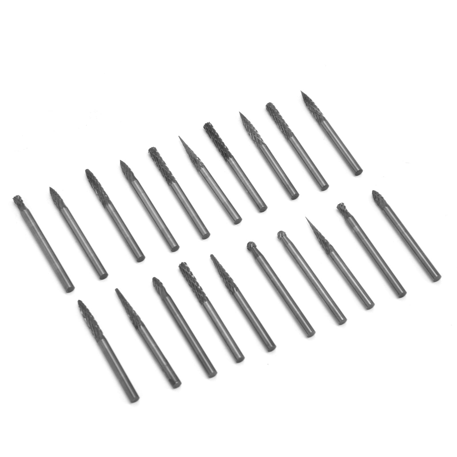 Respicefinem Carving Burr Bits With Double Slot Design For Mould Processing Manufacturing High Hardness And Toughness Not Easily Blocked