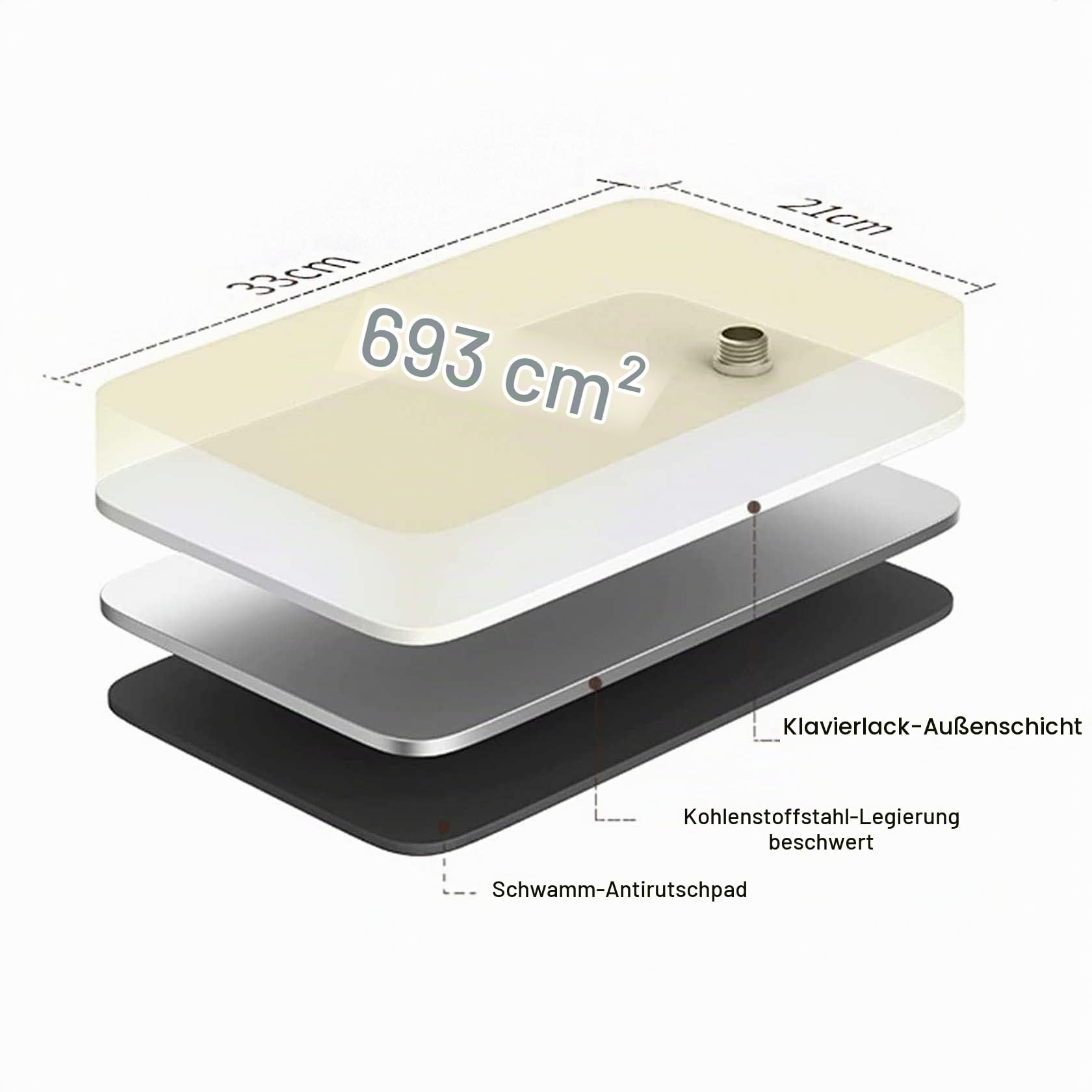 Leseständer Buchhalter für Bett Ergonomischer höhen- und winkelverstellbarer Buchhalter zum Lesen im Bett mit Seitenklammern Bodenständer für Buchständer cremefarben