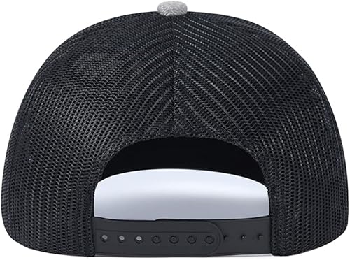 Miniatura 4 de Quanhaigou Trucker Hat - Gorra de béisbol ajustable unisex con cierre de malla para hombre y mujer talla única