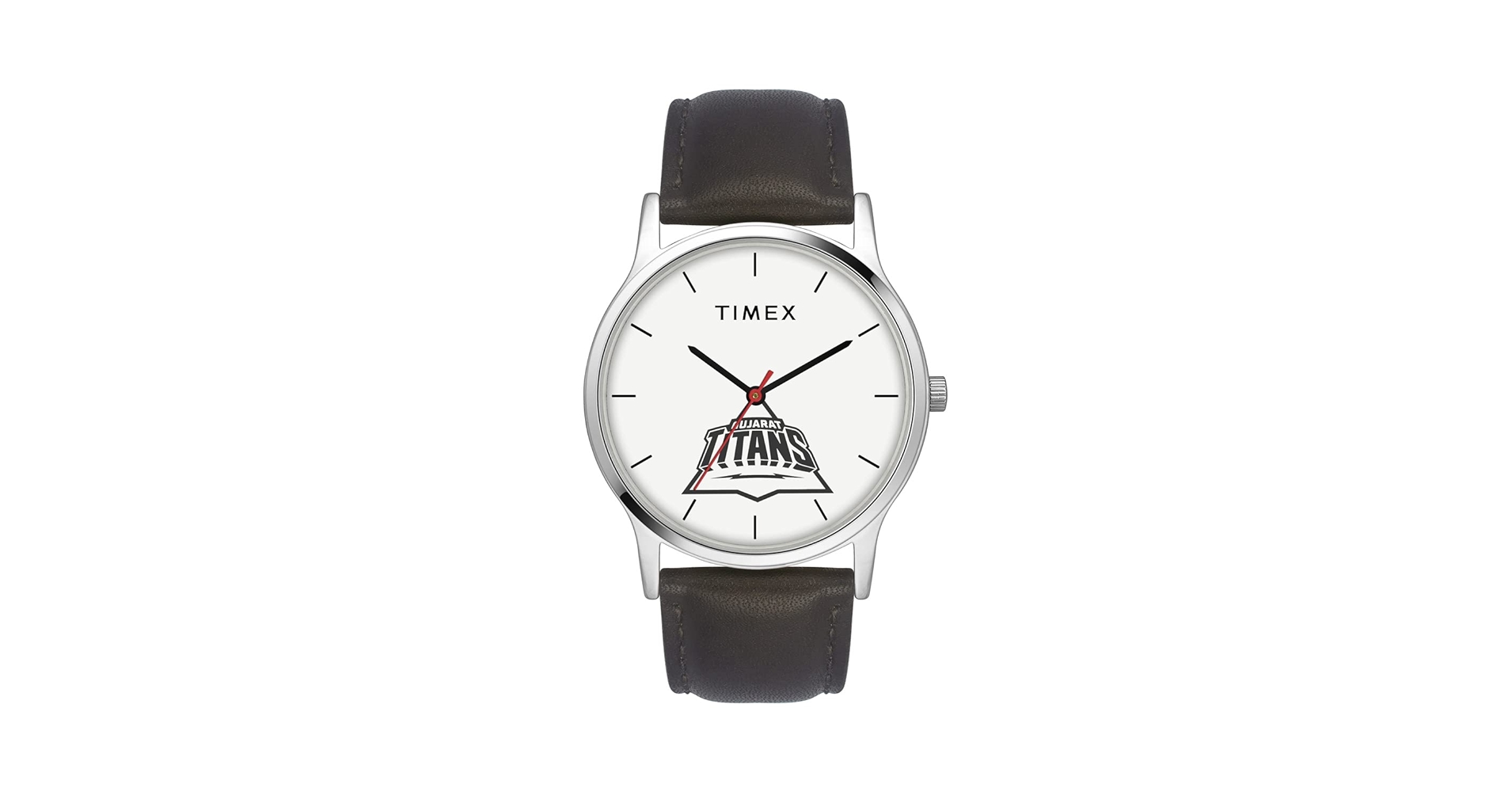 ※TIWA Buy TIMEX Leather X Gujarat Titans 3 Hands Men Analog White Dial