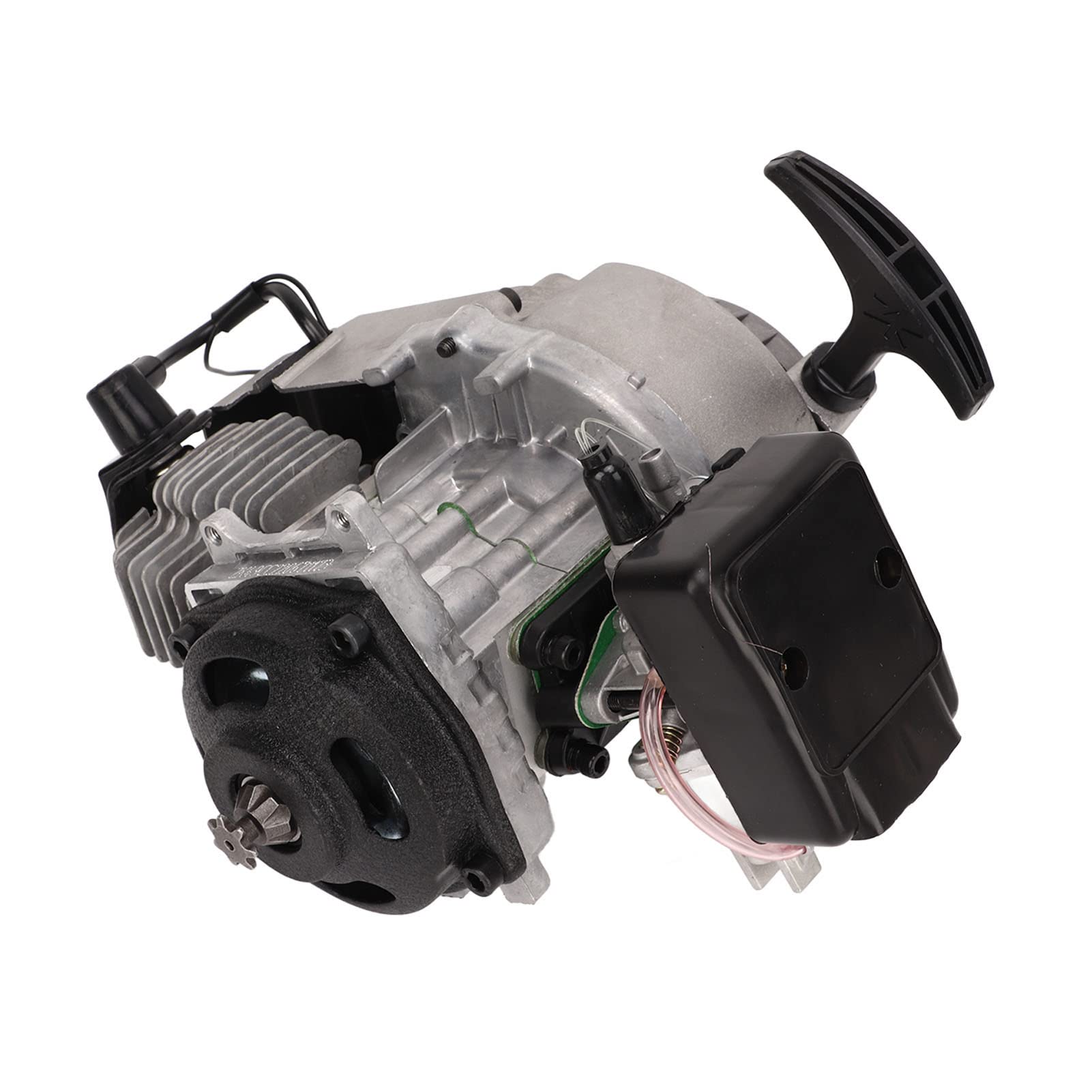 Motore 49 2 Tempi con Avviamento a Strappo, Avviamento a Strappo Motore 49 2 Tempi Motore Ad Alta Efficienza Ad Alta Potenza per Pocket Bike Mini Dirt Pit Bike Quad ATV