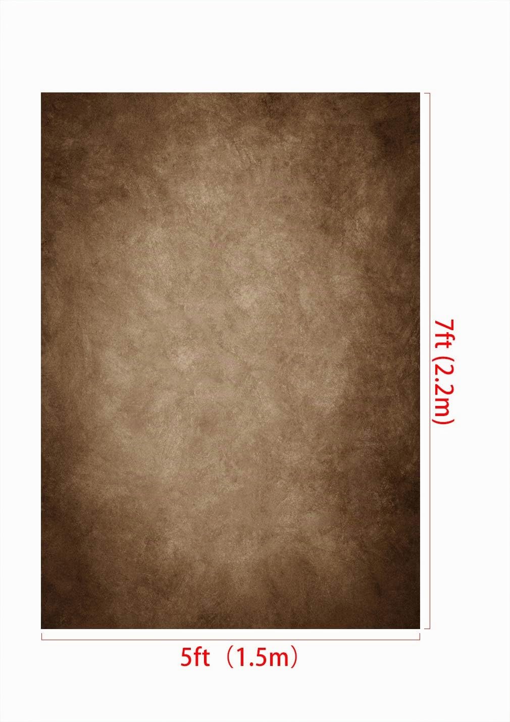 Kate Fotohintergrund 1,5 x 2,2 m Dunkelbraun Textur Fotohintergrund faltbar professionell Studio einfach Retro dekorativer Wandteppich