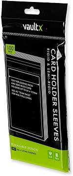 Vault X Card Holder Sleeves (100 Pack) Team Bags Toploaders & Semi Rigids