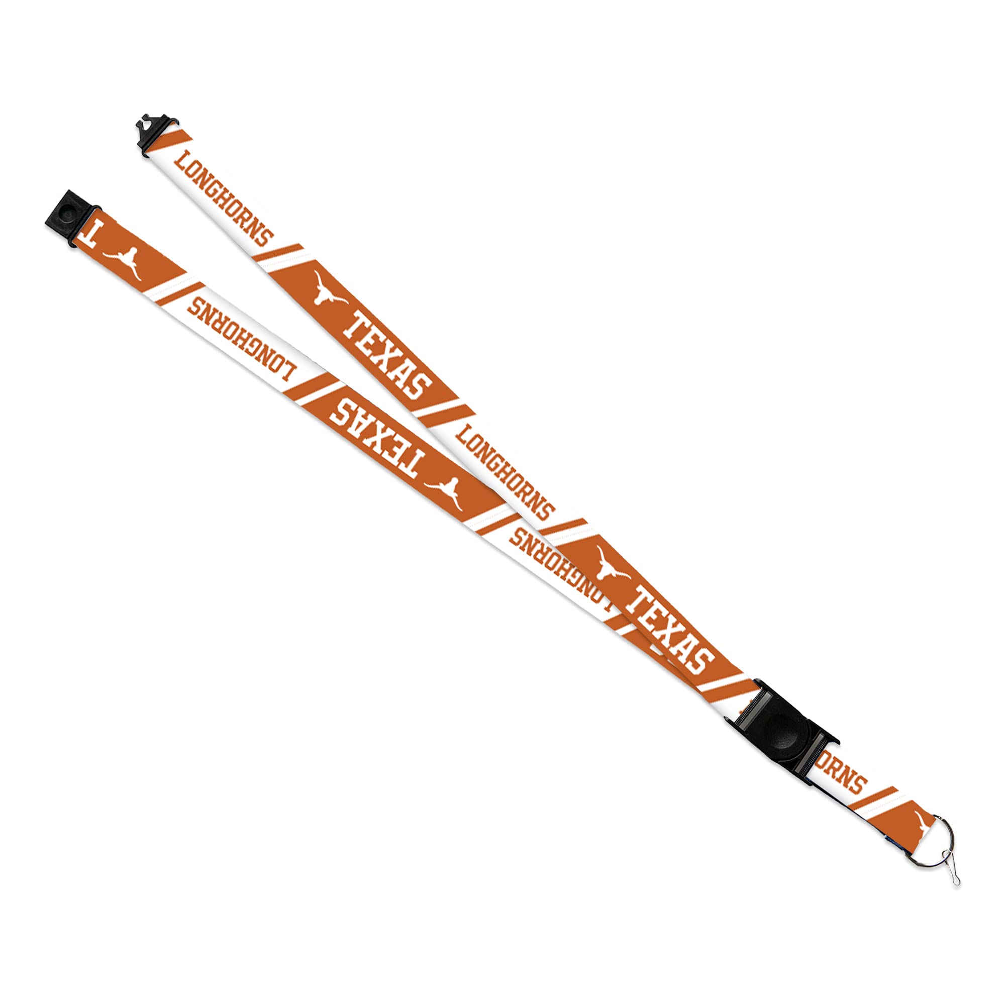 Rico Industries Unisex Texas University Ncaa Texas Longhorns Safety Breakaway Lanyard Large