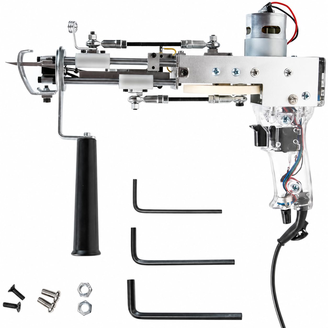 Pistola de meter alfombras con herramienta de aguja para cortar o montar alfombras y reparar, ideal para uso doméstico y profesional