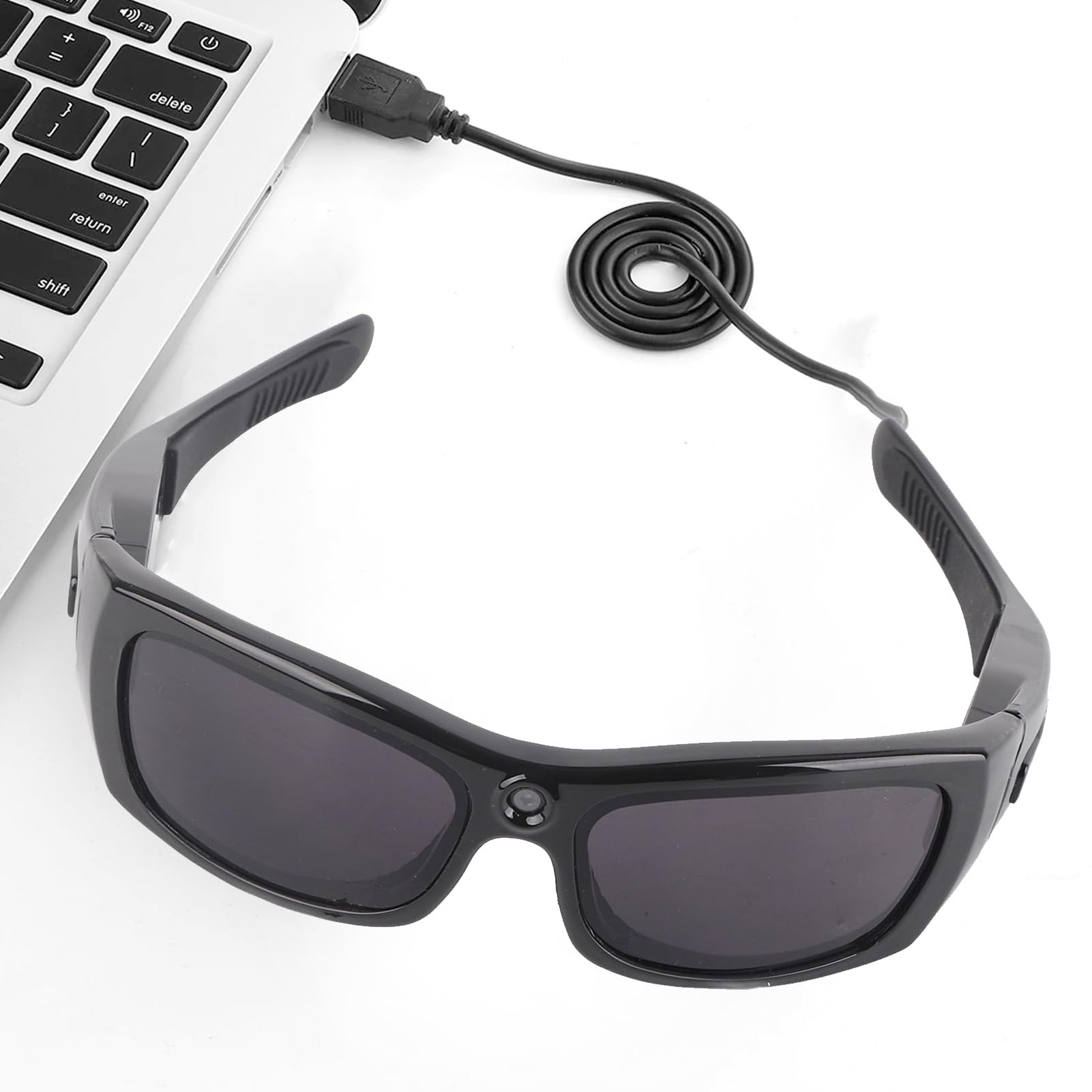 Gafas de vídeo inalámbricas, gafas para auriculares de cámara 1080p Claridad recargable para viajes