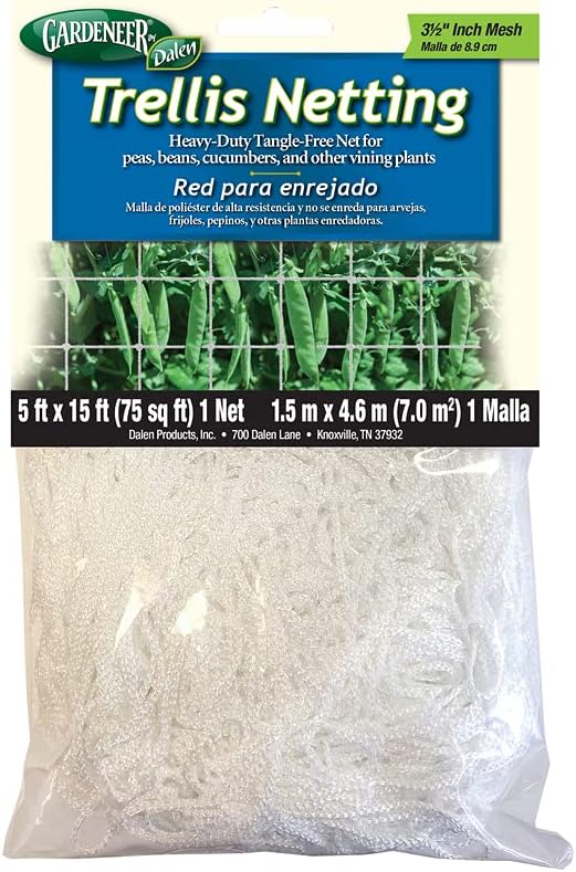 Gardeneer by Dalen TPSM-15 Trellis Net, 5 by 15', Black
