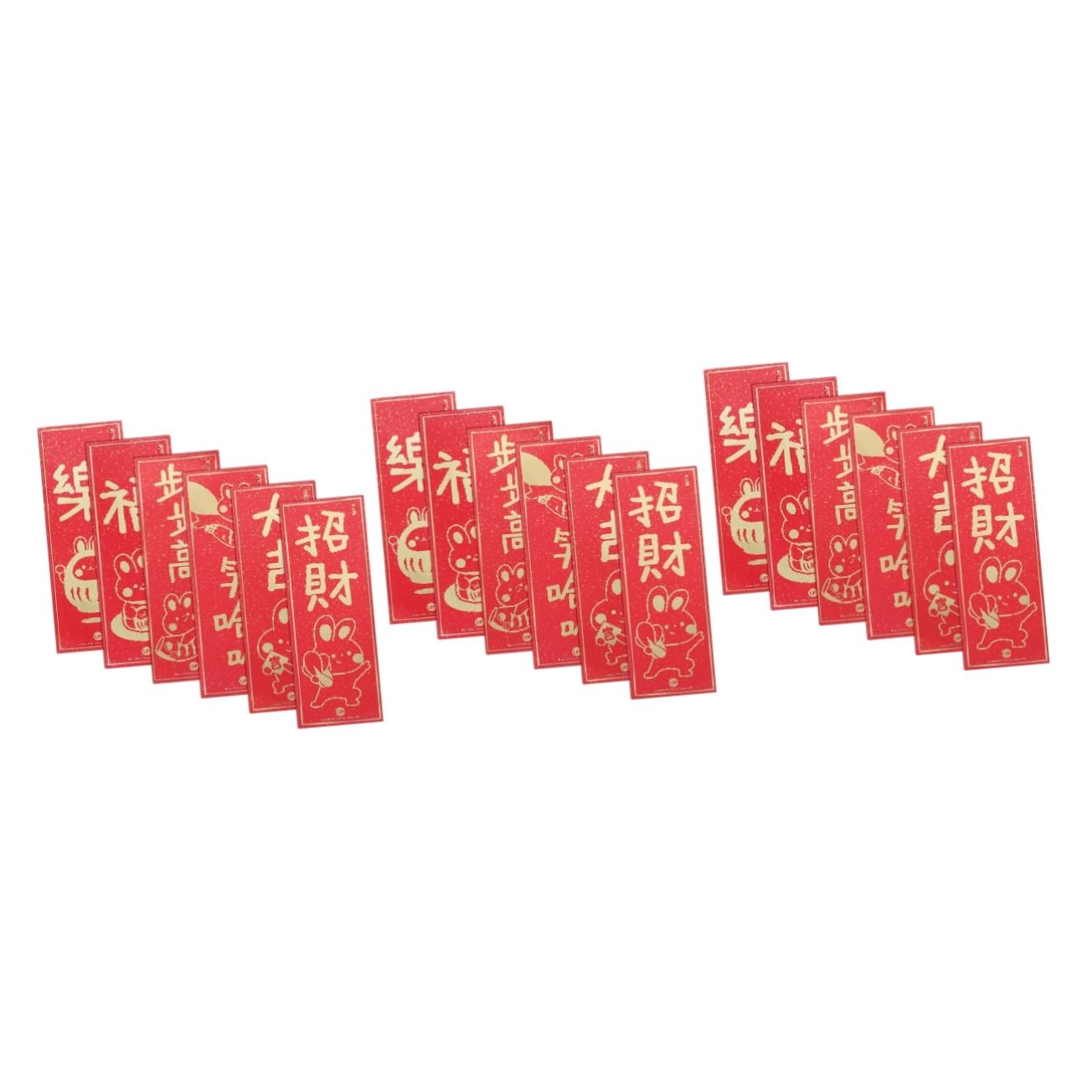 couplets Set， Chinese New Year Decoration,9 Sets Couplet Spring Festival Chunlian Duilian