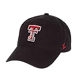 NCAA Zephyr Texas Tech Red Raiders Mens Scholarship Relaxed Hat, Adjustable, Team Color