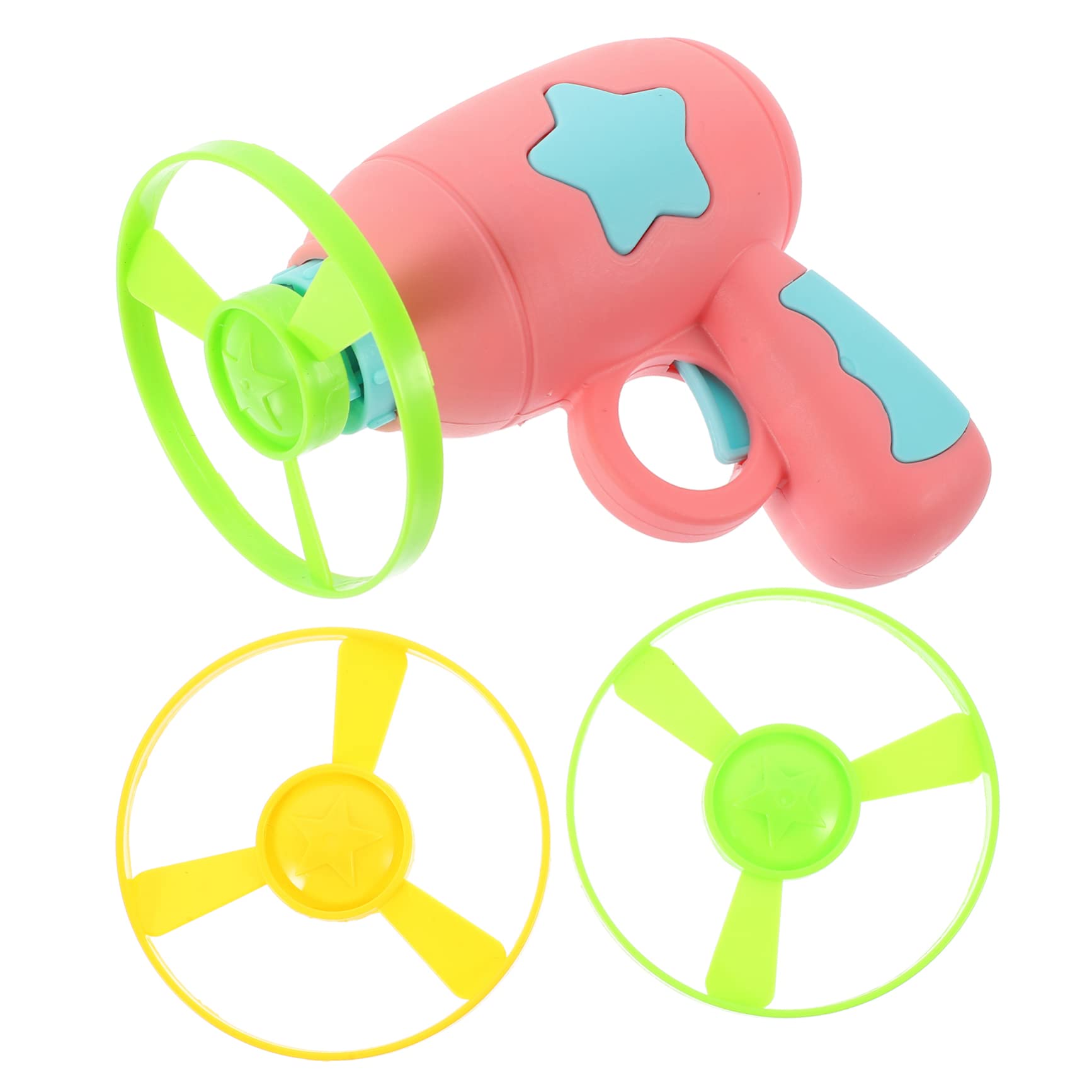 Mipcase 1 Set Funny Cat Outside Kitten Beyblades Launcher Cat Tracks Cat Saucer Disc Launcher Shooting Indoor Cat Interactive Cat Plaything Flying Disc Pet Cat