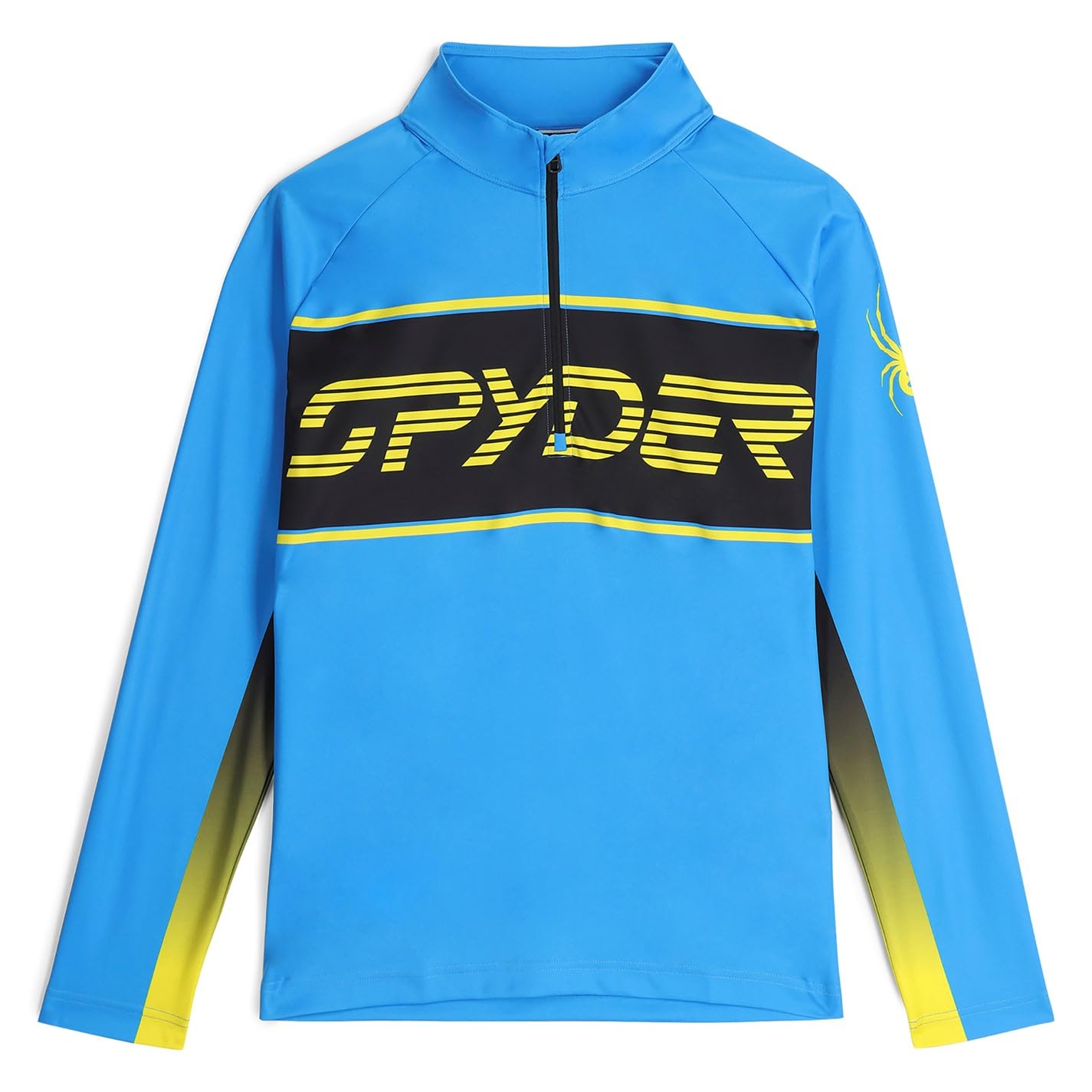 Spyder PARAMOUNT 1/2 ZIP, Men's, Acid Yellow, M