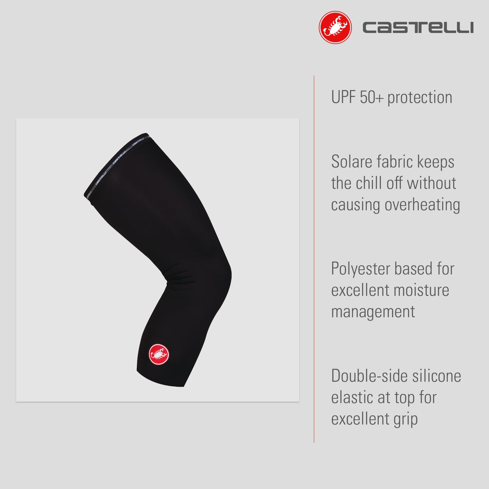 castelli UPF 50 Light Knee Skins Legwarmer