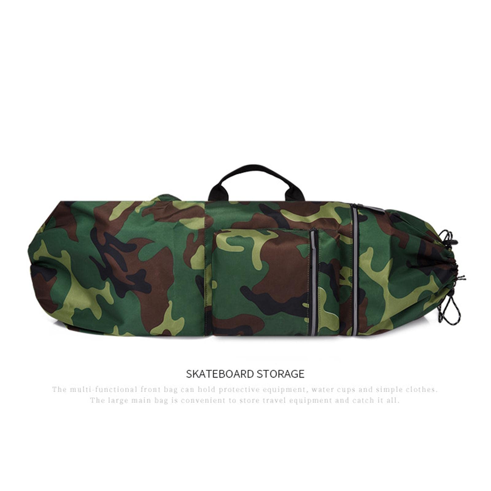 Skateboard Bolsa de Almacenamiento Impermeable para Skate Longboard con Correa Ajustable Y Material Adecuada para Y Estudian
