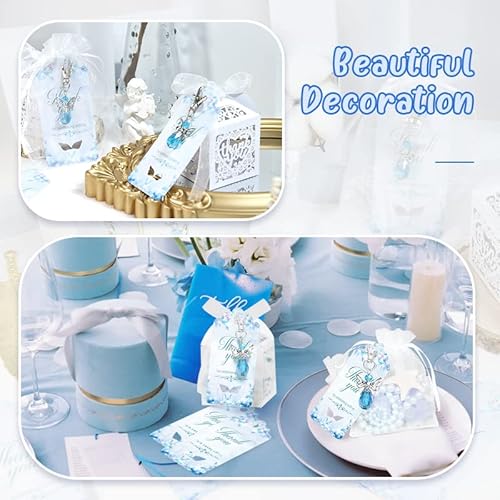 Sasbsc SS-002 30 Set Baptism Party Favors For Guest Angel Keychain thumb #5