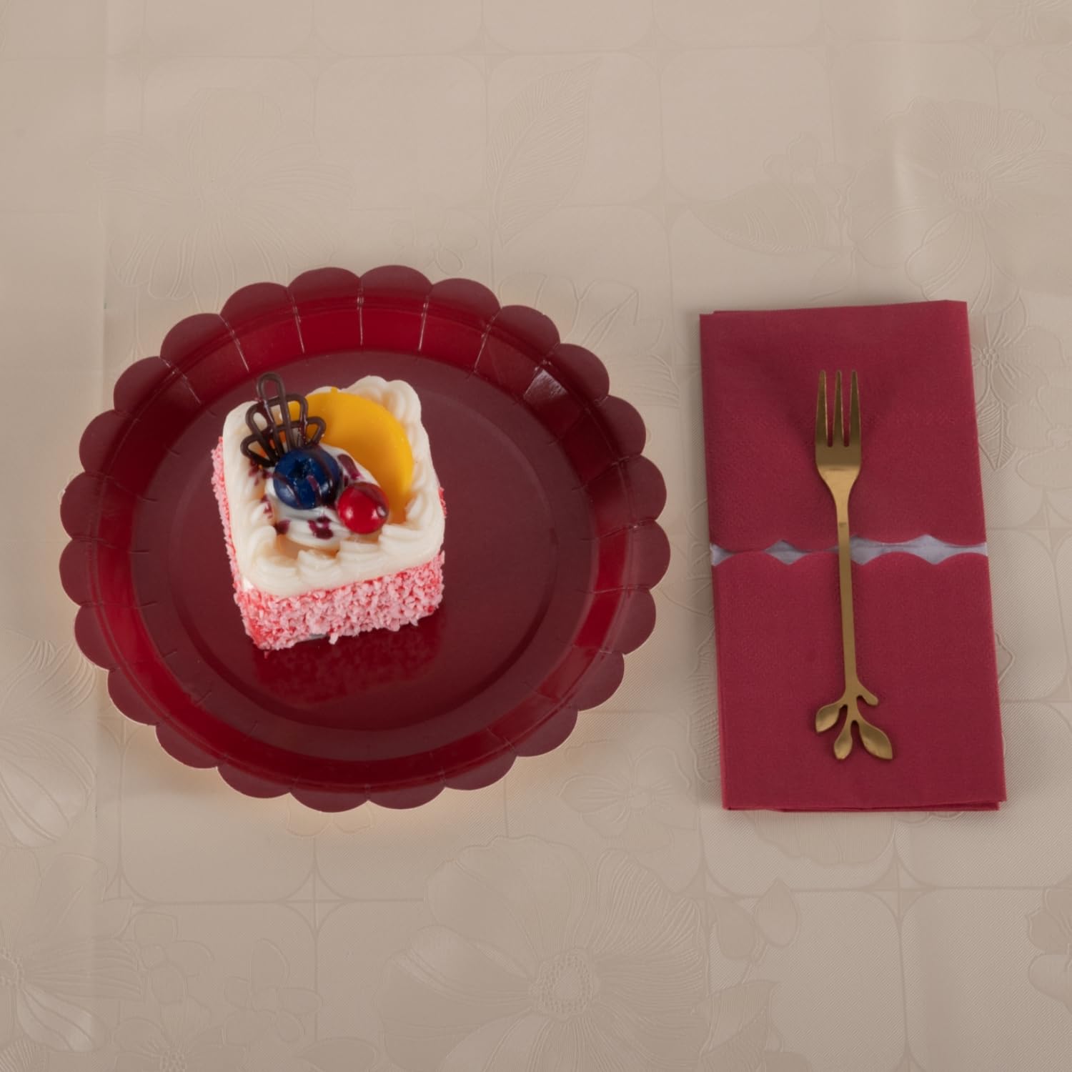 Set di stoviglie per feste per 30 ospiti, piatti di carta, tovaglioli e bicchieri da 18 cm e 23 cm, accessori per feste per compleanno, matrimonio, anniversario, Natale