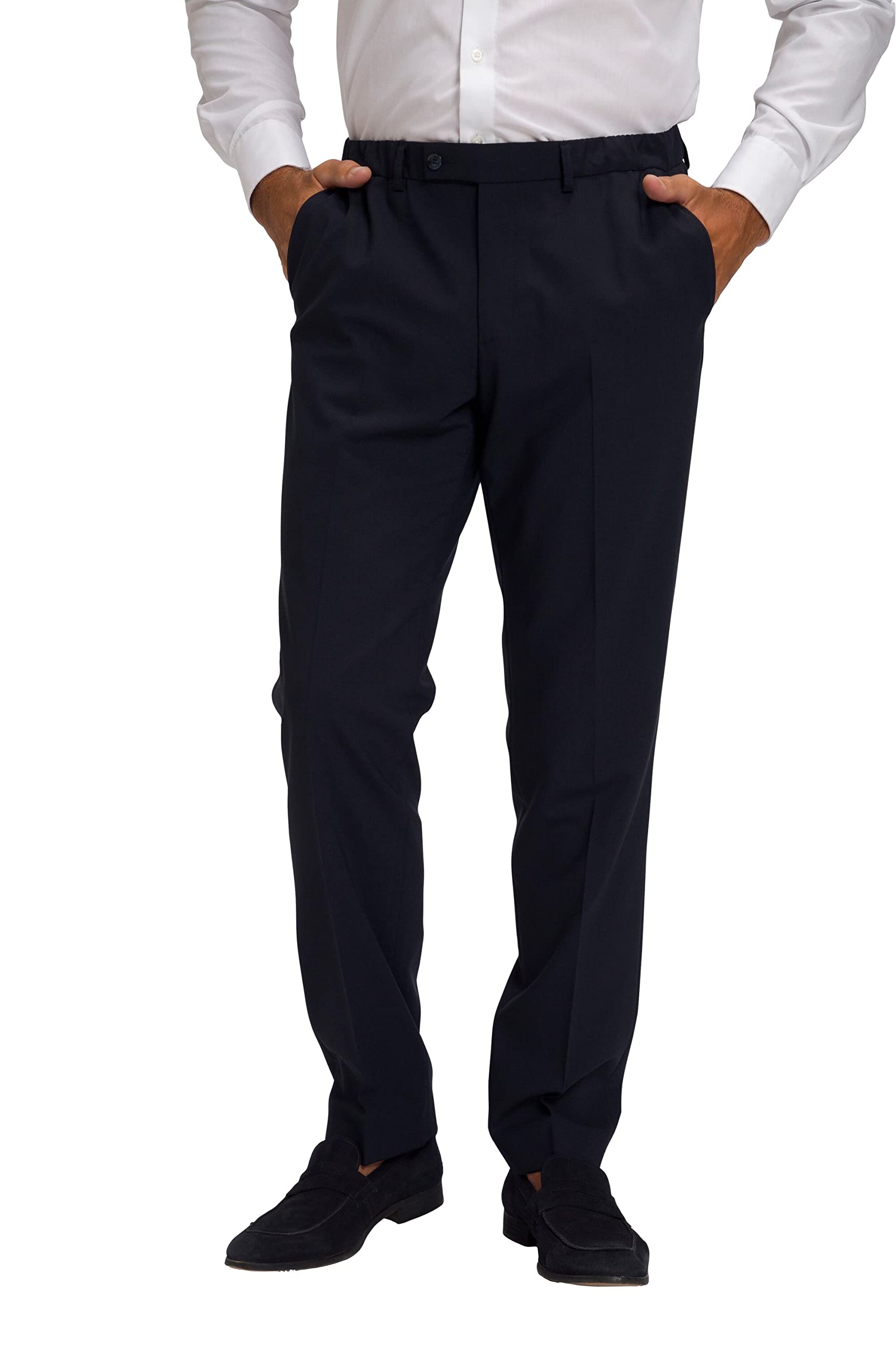 JP 1880 Herren große Größen Übergrößen Menswear L-8XL Hose, Business, FLEXNAMIC®, Baukasten Zeus, teilelastischer Bund 813829
