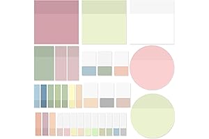 920 Sheets Transparent Sticky Notes for Note Taking and Bible Study