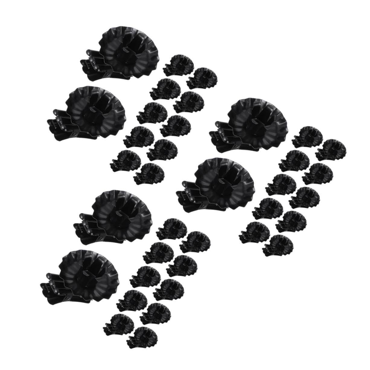 GARVALON 3sets Christmas Candle Decor Metal Candle Holder Clips Bulk Holders for Tree 20pcs*3