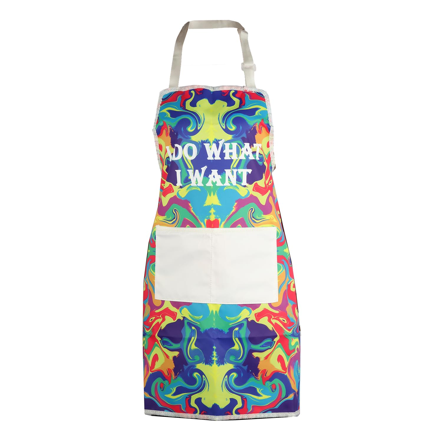 BNQL Painting Artist Apron With Pockets - Painter Gifts for Art Lover Teacher (I Do What I Want Artapron)