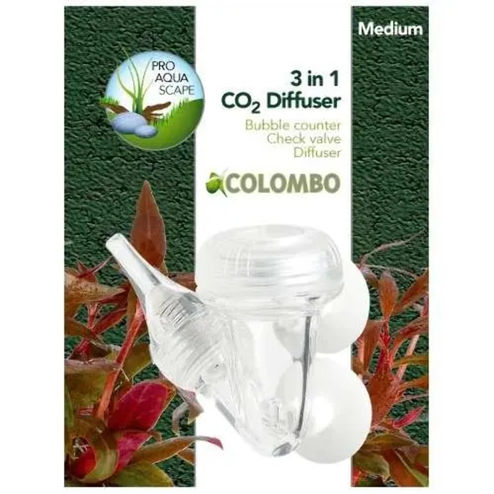 Colombo 3 in 1 CO2 diffuser Large, Clear