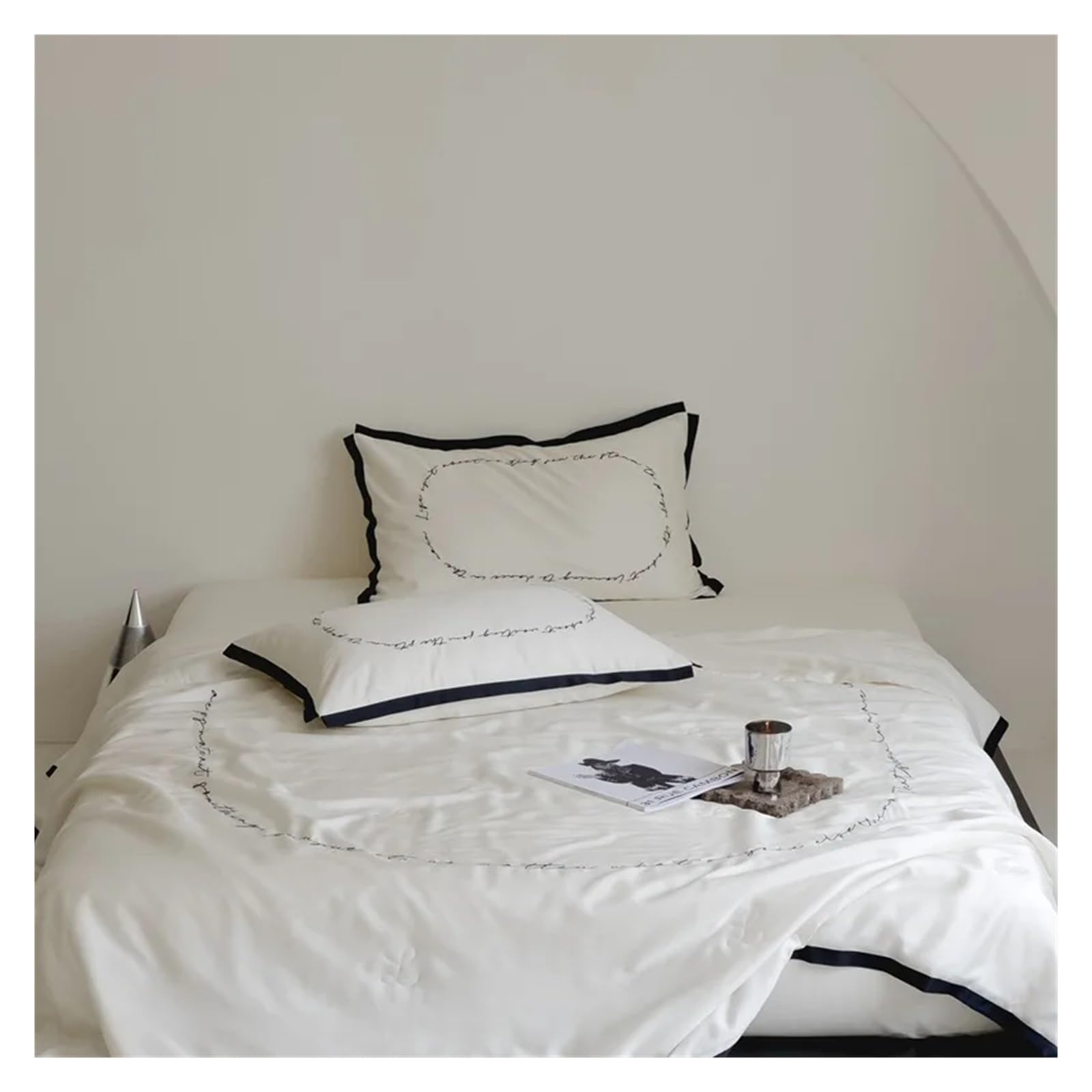 Sbcgfy F Duvet Cover Sets, Summer Duvet Cover Silk Embroidery Quilt Summer Quilt,-200Cmx230cm