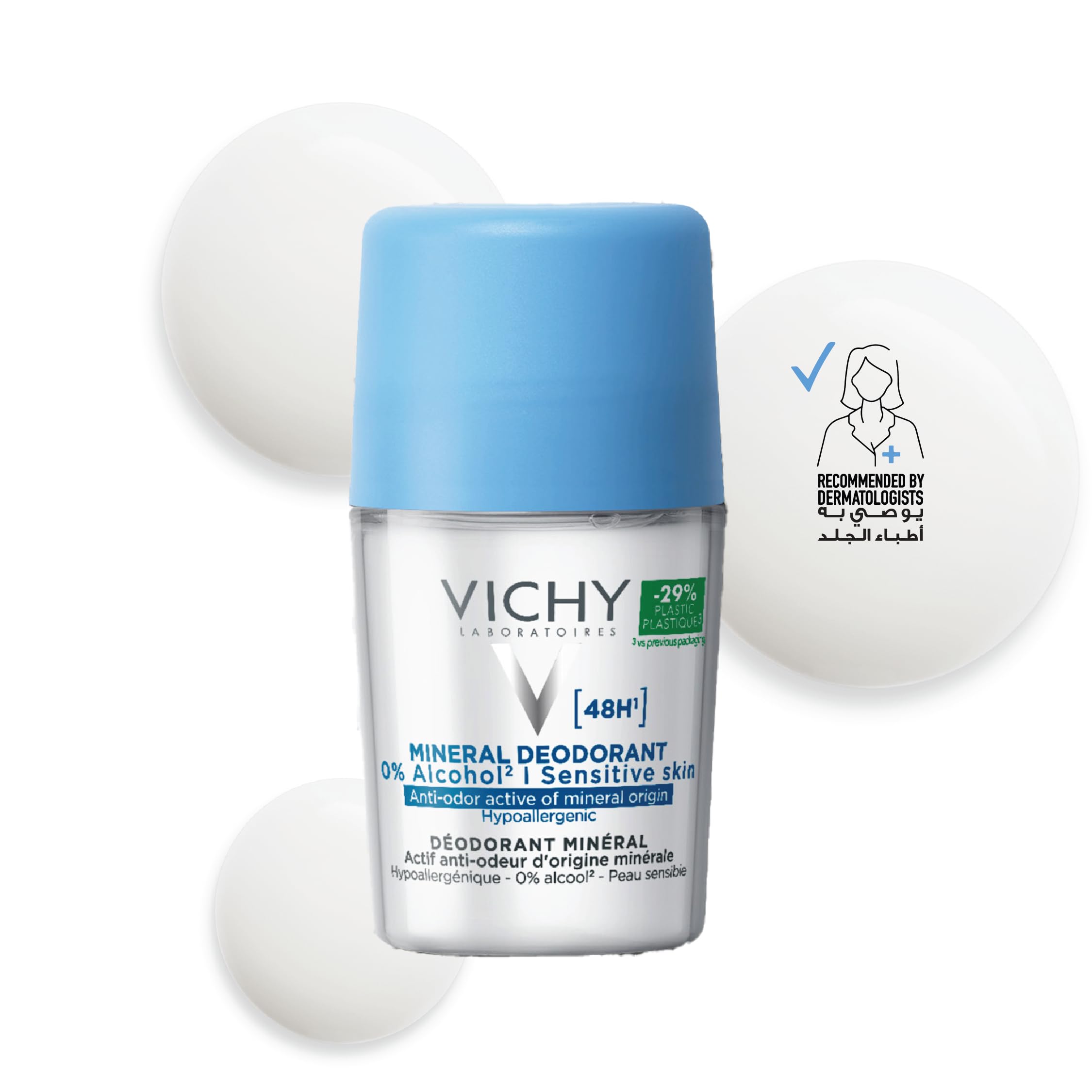 Vichy 48 Hours Mineral Aluminum Free Deodorant 50ml