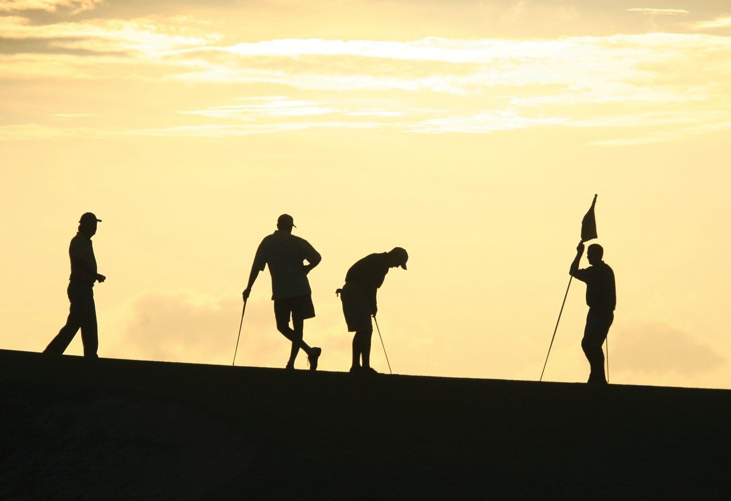 Golf Silhouettes Wall Decal