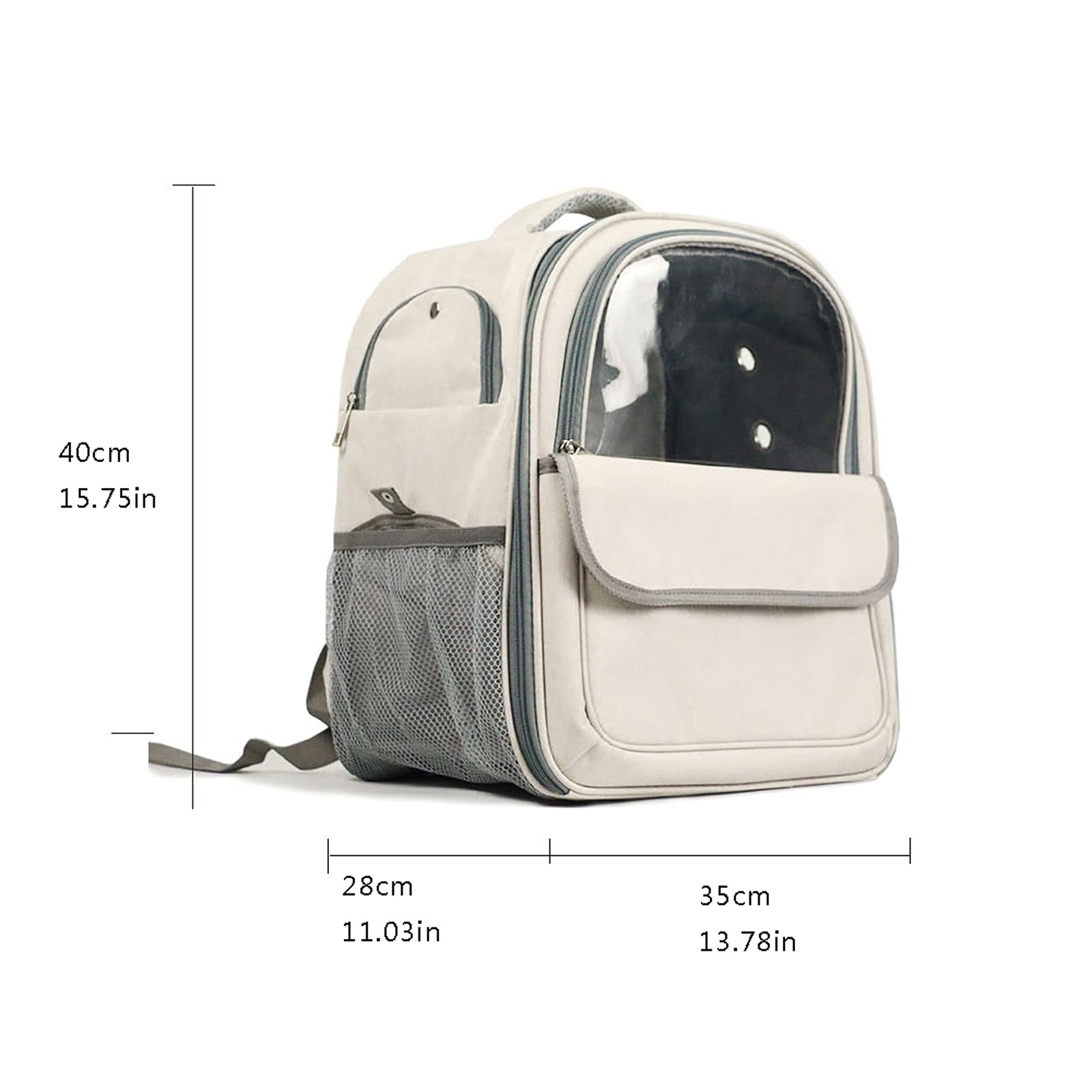Transportín para Mascotas para Gatos, Adecuado para Gatos, Perros y Animales pequeños, transportador de Viaje portátil para Mascotas, diseño ultraventilado, Aprobado por la aerolín